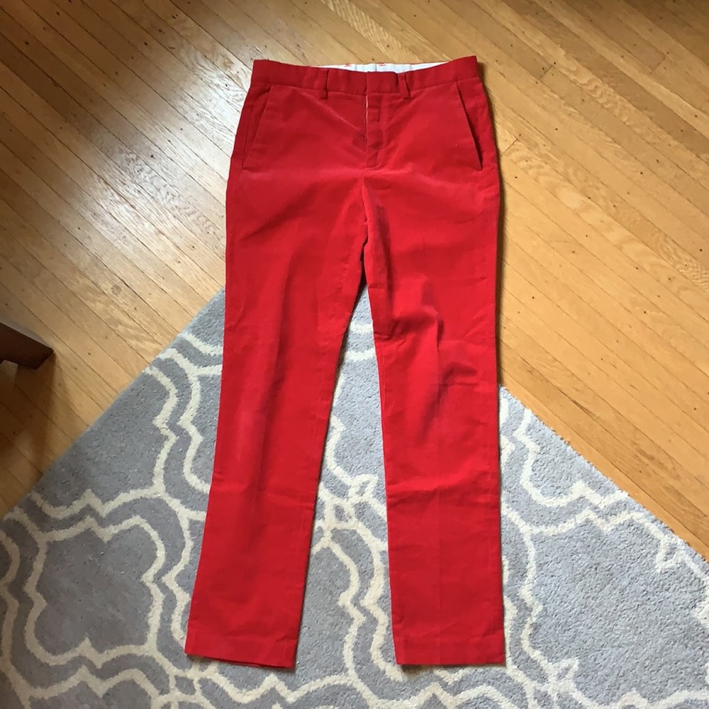 Crewcuts boys red corduroy dress pants!!